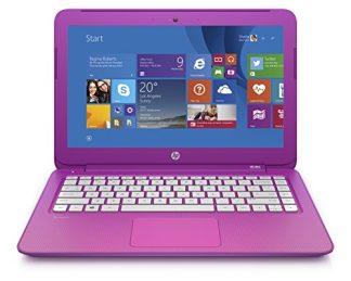 (Discontinued) HP Stream 13.3 Inch Laptop (Intel Celeron, 2 GB, 32 GB SSD, Orchid Magenta) Includes Office 365 Personal for One Year